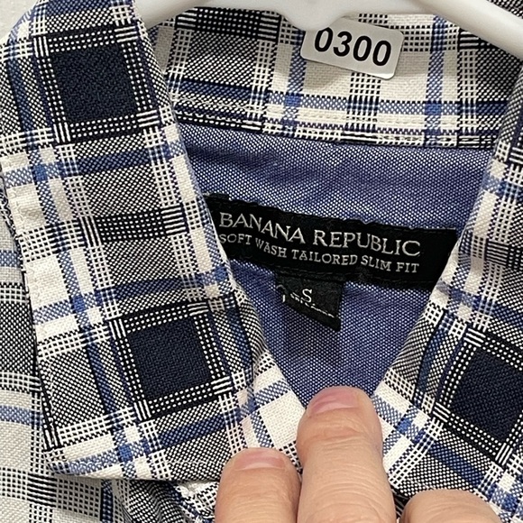 Banana republic button-down men’s shirt plaid - Picture 10 of 10